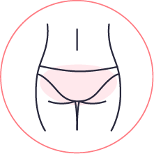 お尻